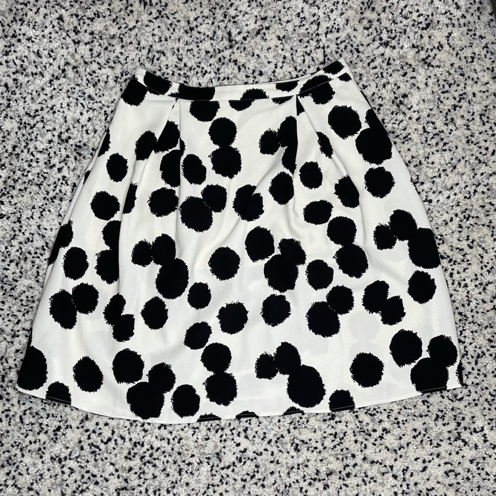 Who What Wear Polka Dot Skirt